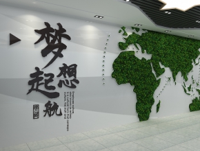外贸公司文化墙